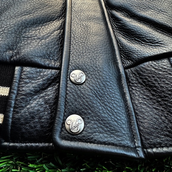 Disneyland Mickey Mouse 50th Anniversary Varsity Leather Jacket (SOLD) - Picture 8 of 8
